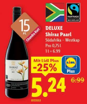 DELUXE Shiraz Paarl