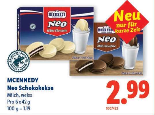 MCENNEDY Neo Schokokekse