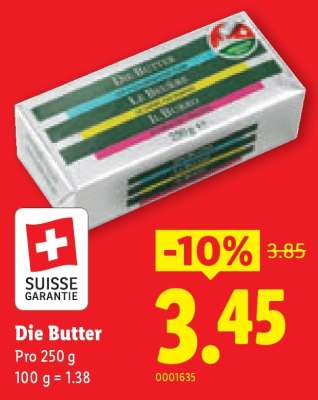 DIE BUTTER