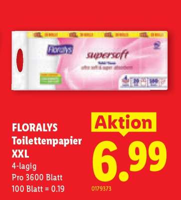 FLORALYS Toilettenpapier XXL