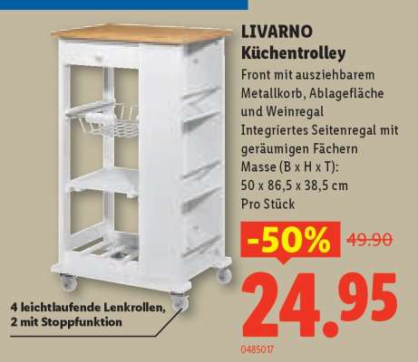 LIVARNO Küchentrolley