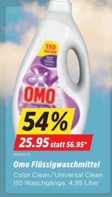 Omo Flüssigwaschmittel