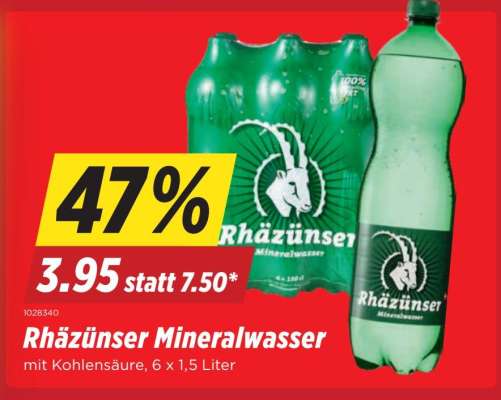 Rhäzünser Mineralwasser