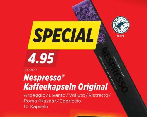 Nespresso Kaffeekapseln Original