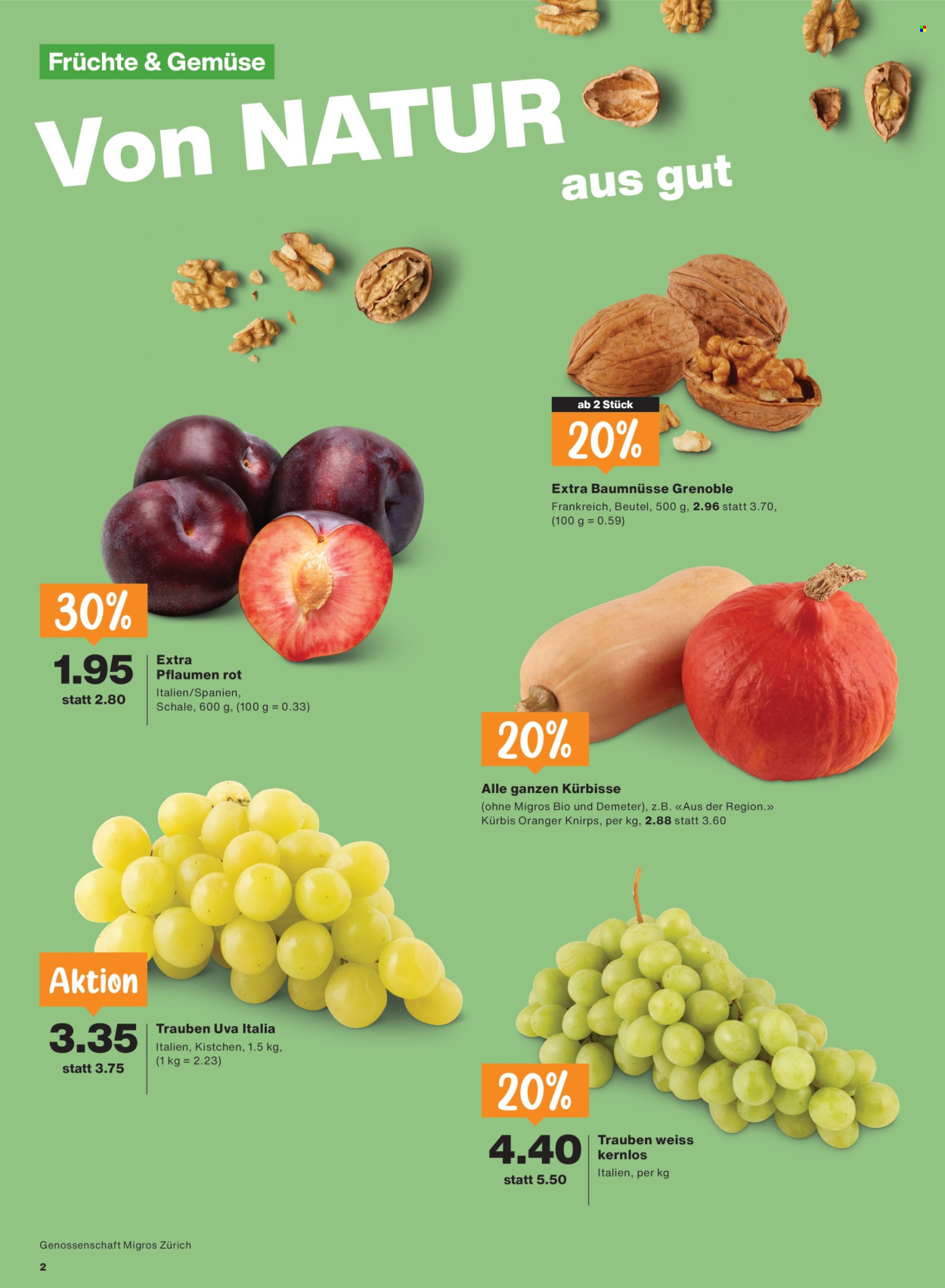 Prospekte Migros - 1.10.2026 - 7.10.2026. Seite 2. Seite 2