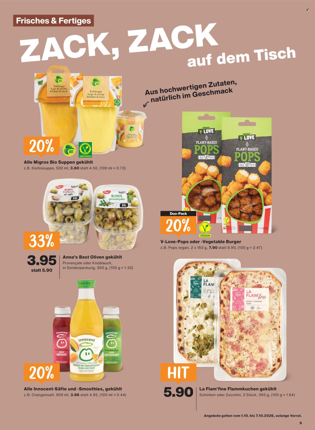 Prospekte Migros - 1.10.2026 - 7.10.2026. Seite 9. Seite 9