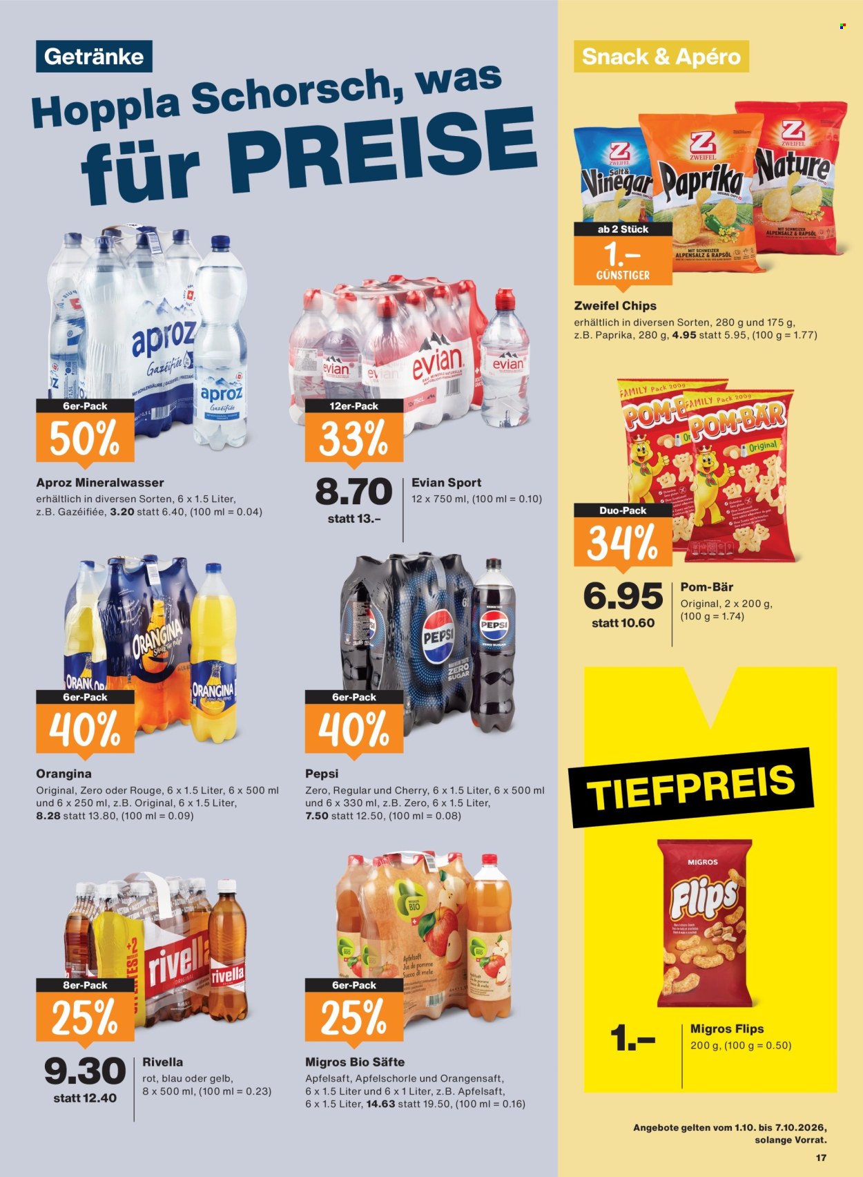 Prospekte Migros - 1.10.2026 - 7.10.2026. Seite 17. Seite 17