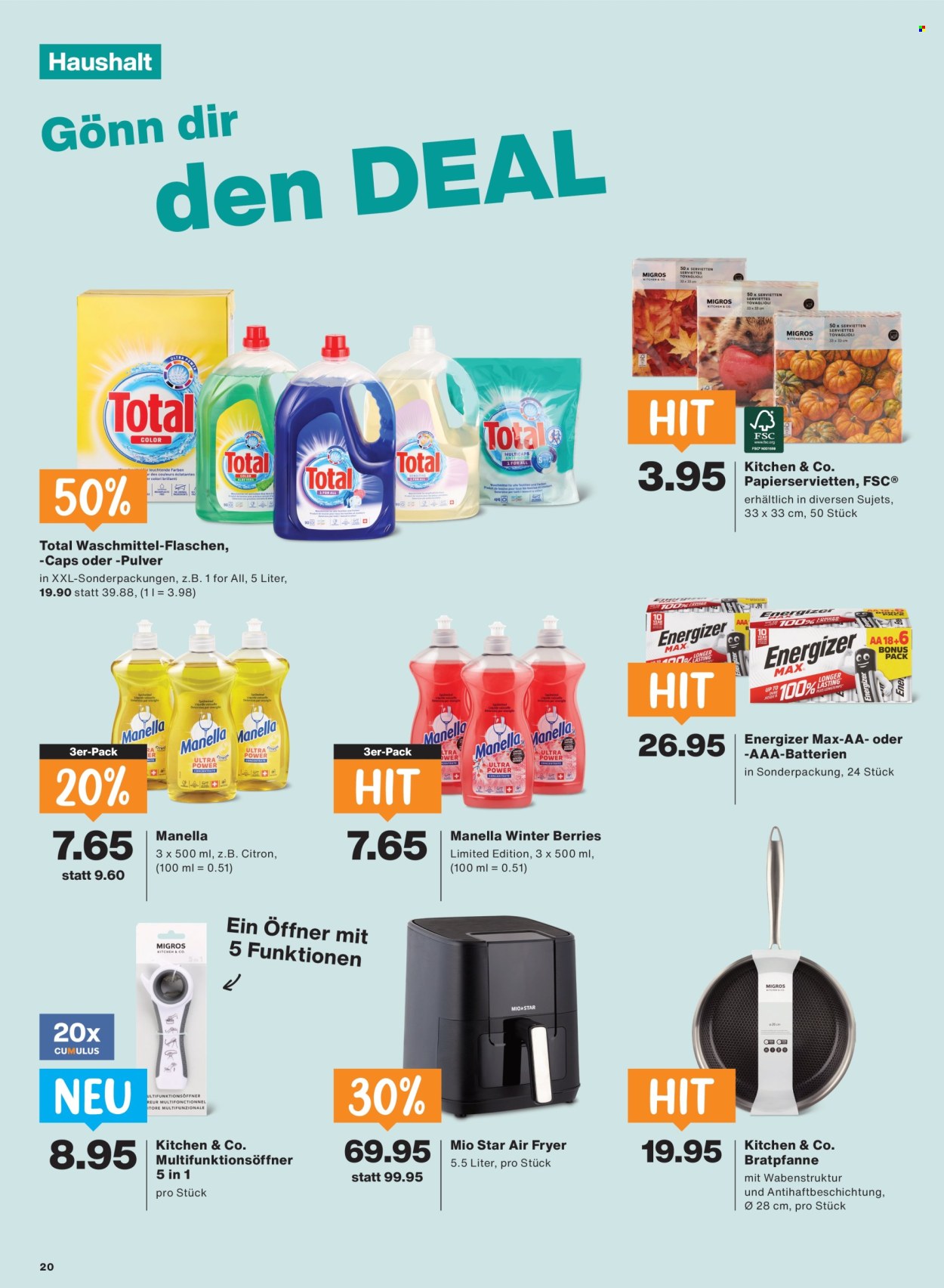 Prospekte Migros - 1.10.2026 - 7.10.2026. Seite 20. Seite 20