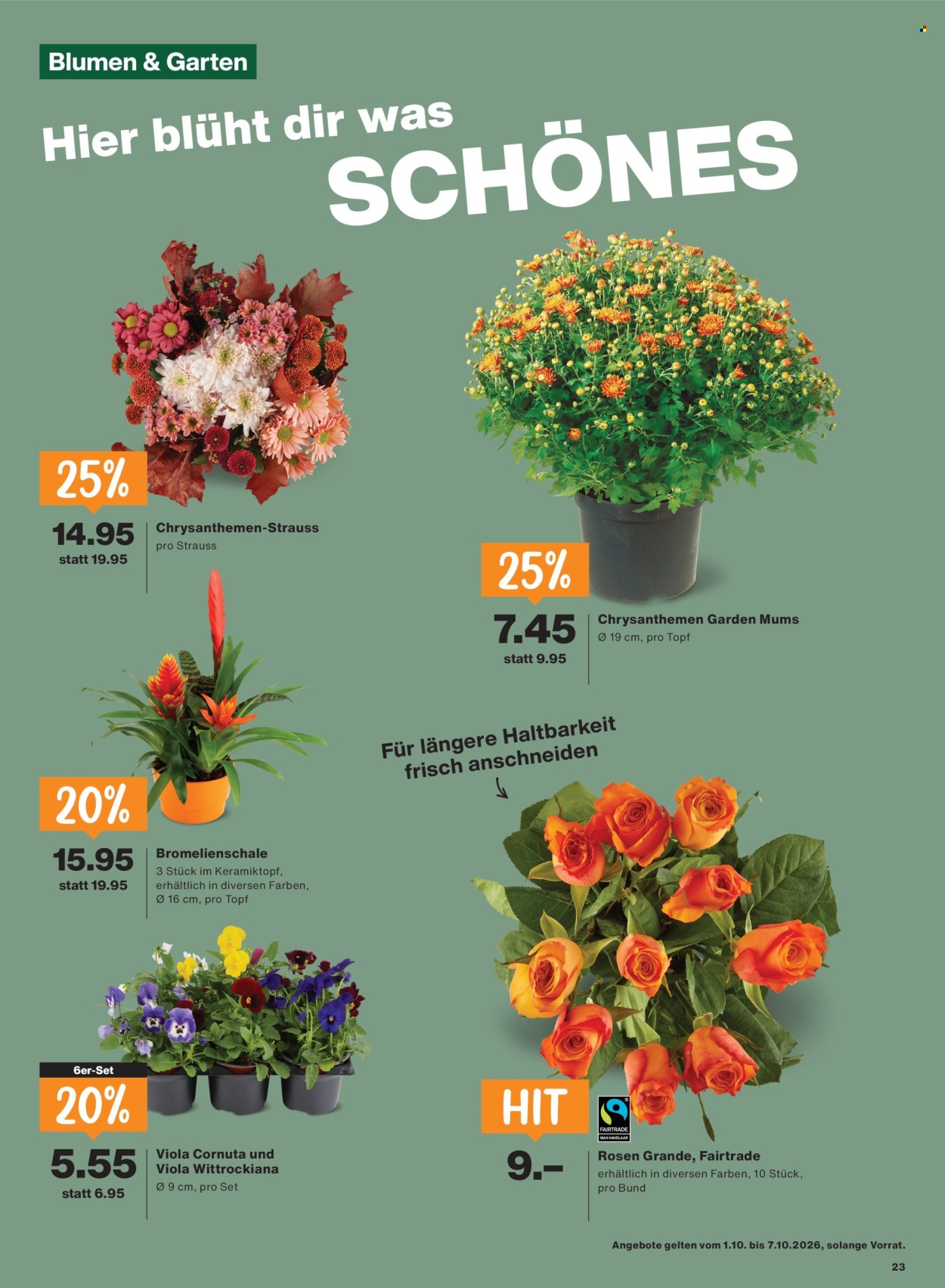 Prospekte Migros - 1.10.2026 - 7.10.2026. Seite 23. Seite 23