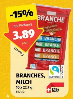 BRANCHES, MILCH