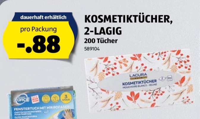 KOSMETIKTÜCHER, 2-LAGIG