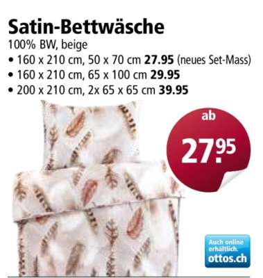 Satin-Bettwäsche