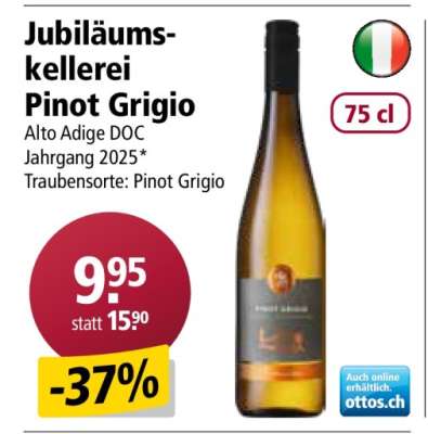 Jubiläumskellerei Pinot Grigio
