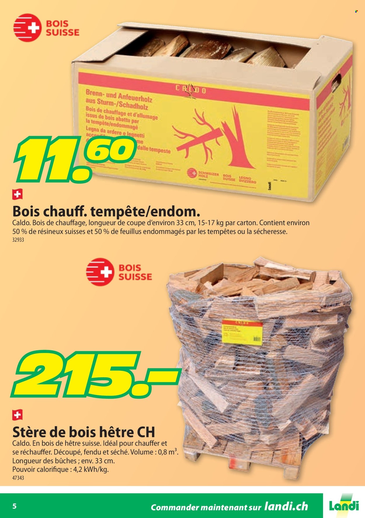 Prospekte Landi. Seite 5. Seite 5