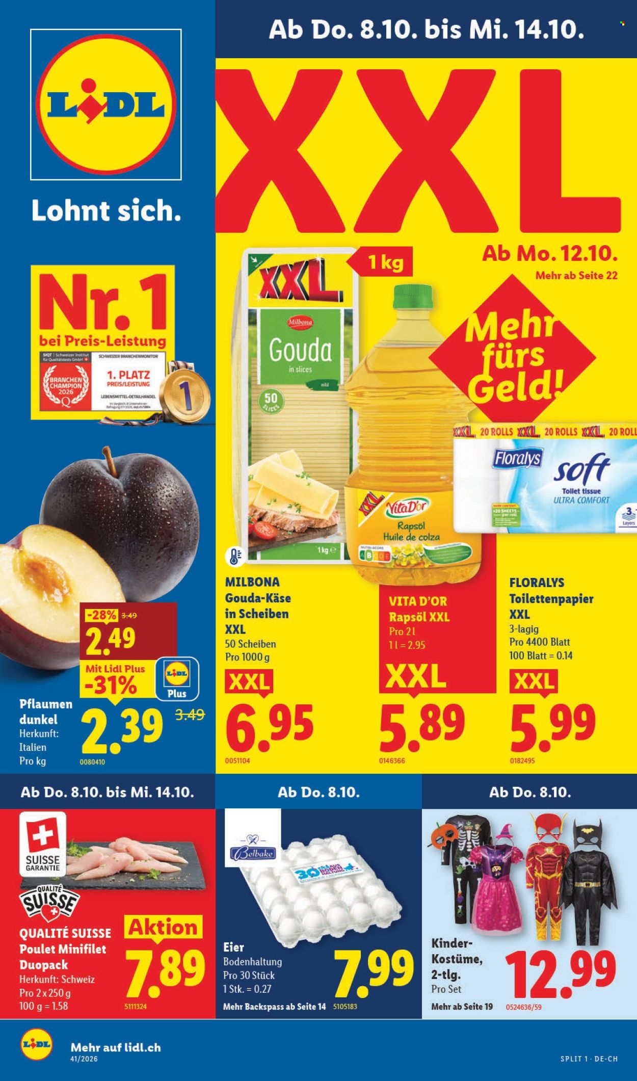 Prospekte Lidl - 8.10.2026 - 14.10.2026. Seite 1. Seite 1
