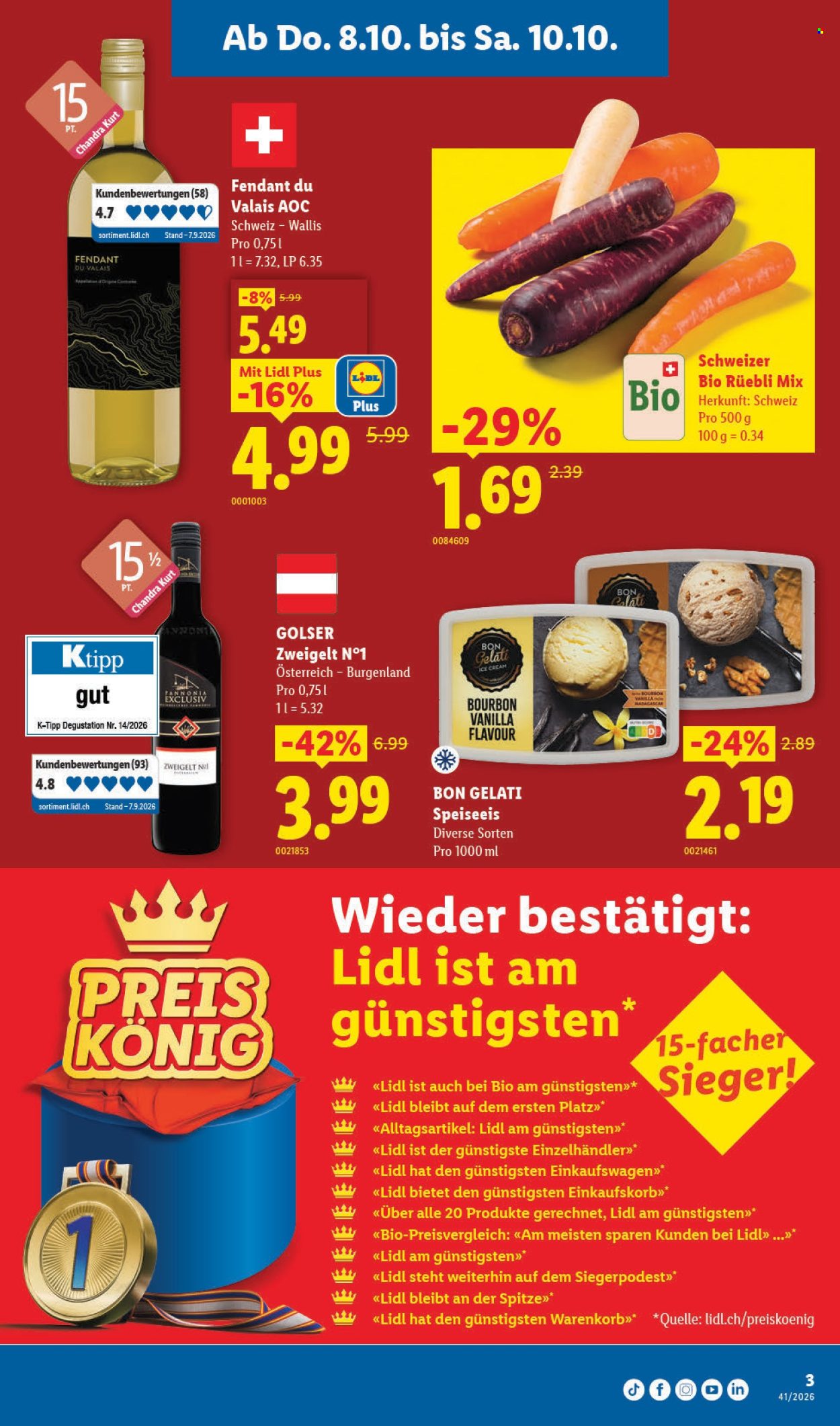 Prospekte Lidl - 8.10.2026 - 14.10.2026. Seite 3. Seite 3