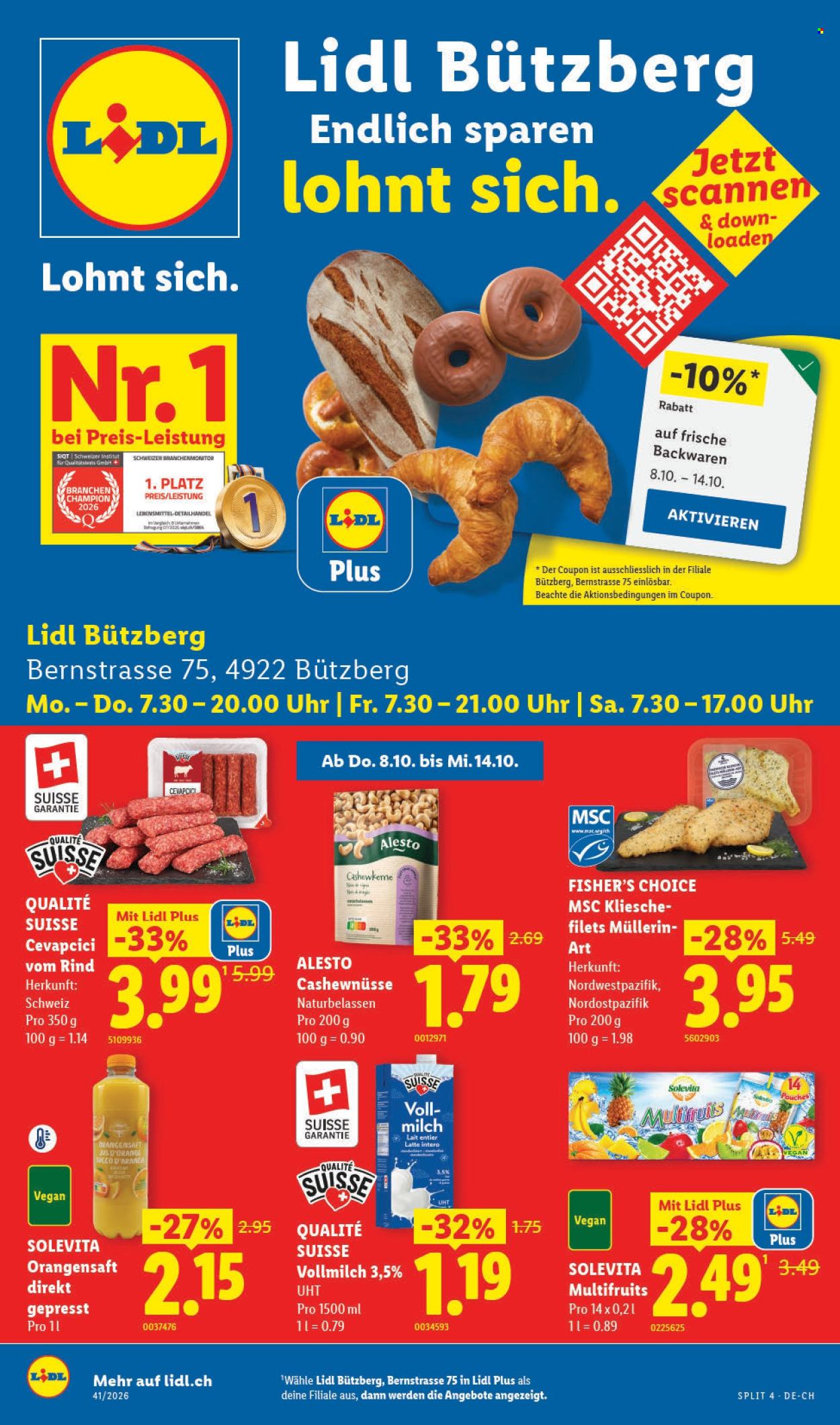 Prospekte Lidl - 8.10.2026 - 14.10.2026. Seite 1. Seite 1