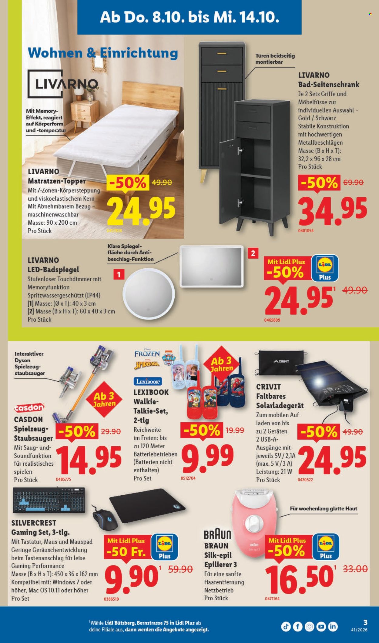 Prospekte Lidl - 8.10.2026 - 14.10.2026. Seite 3. Seite 3
