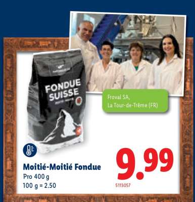 Moitie-Moitie Fondue