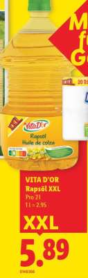 VITA D’OR Rapsöl XXL
