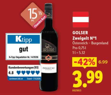 GOLSER Zweigelt N°1