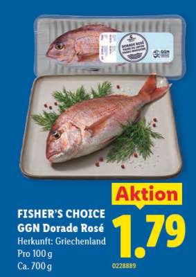 FISHER’S CHOICE GGN Dorade Rosé