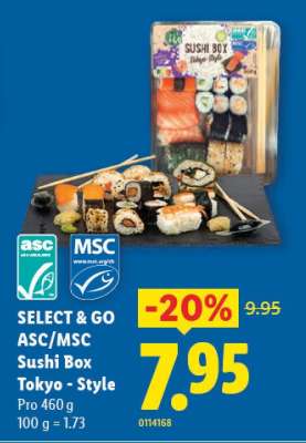 SELECT & GO ASC/MSC Sushi Box Tokyo - Style