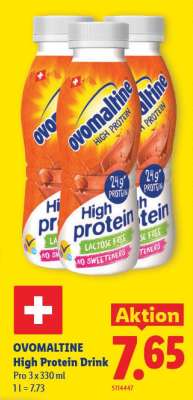 OVOMALTINE High Protein Drink