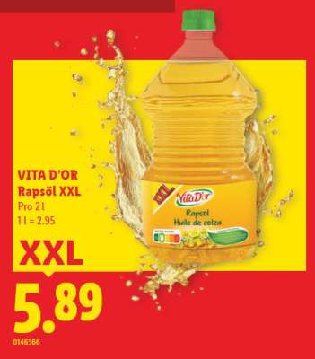 VITA D’OR Rapsöl XXL