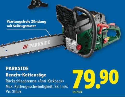 PARKSIDE Benzin-Kettensäge