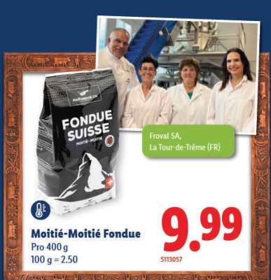 Moitie-Moitie Fondue