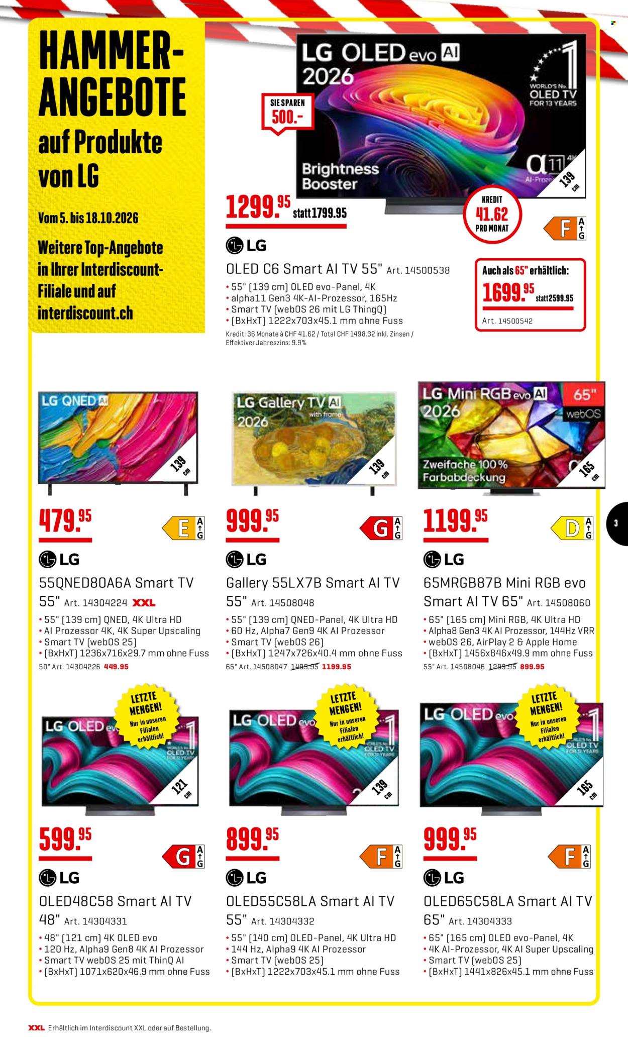Prospekte Interdiscount - 5.10.2026 - 18.10.2026. Seite 3. Seite 3
