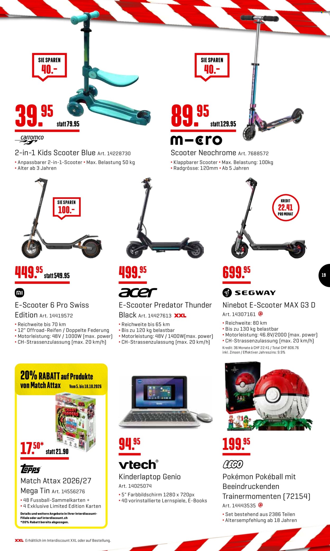 Prospekte Interdiscount - 5.10.2026 - 18.10.2026. Seite 19. Seite 19