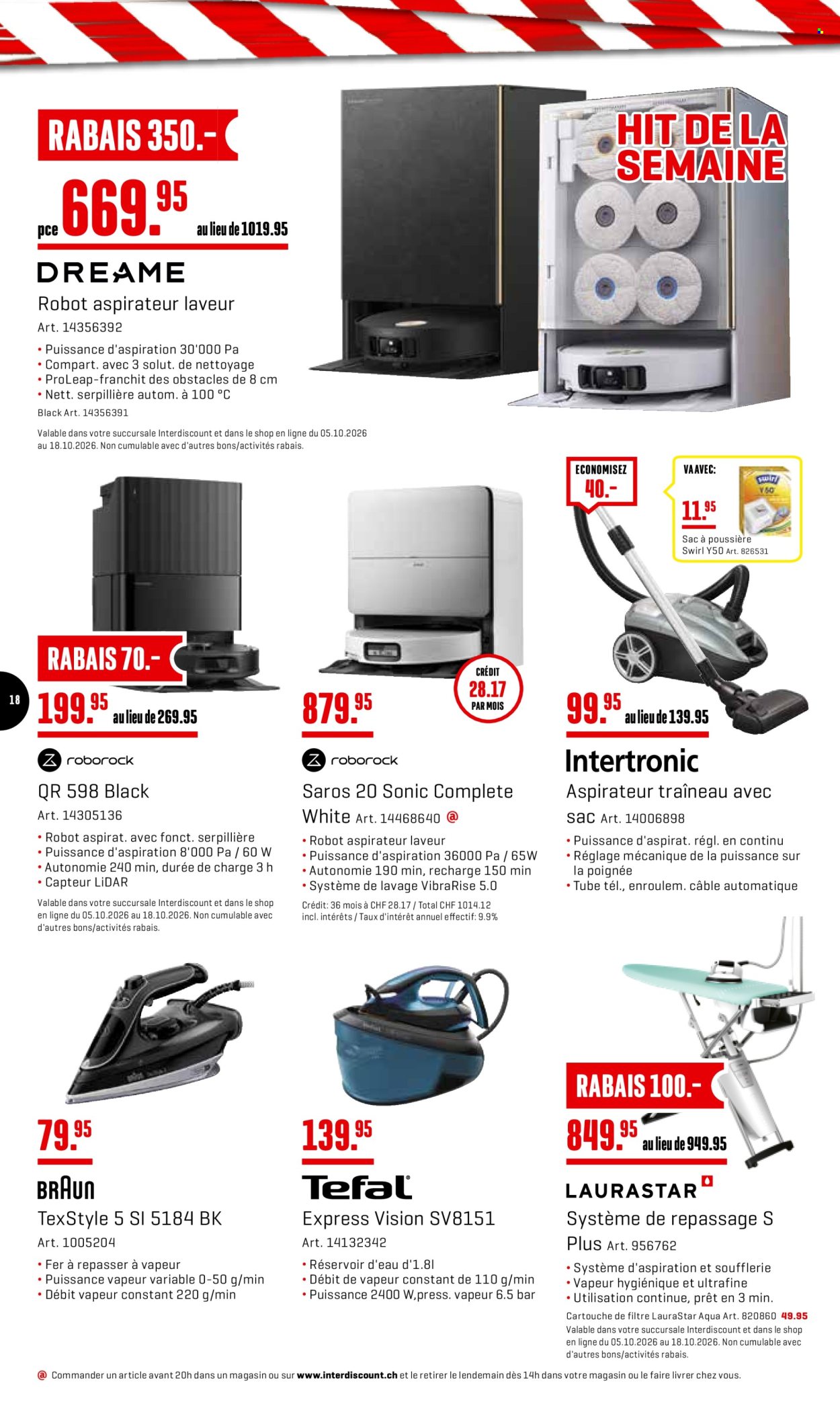 Prospekte Interdiscount - 5.10.2026 - 18.10.2026. Seite 18. Seite 18