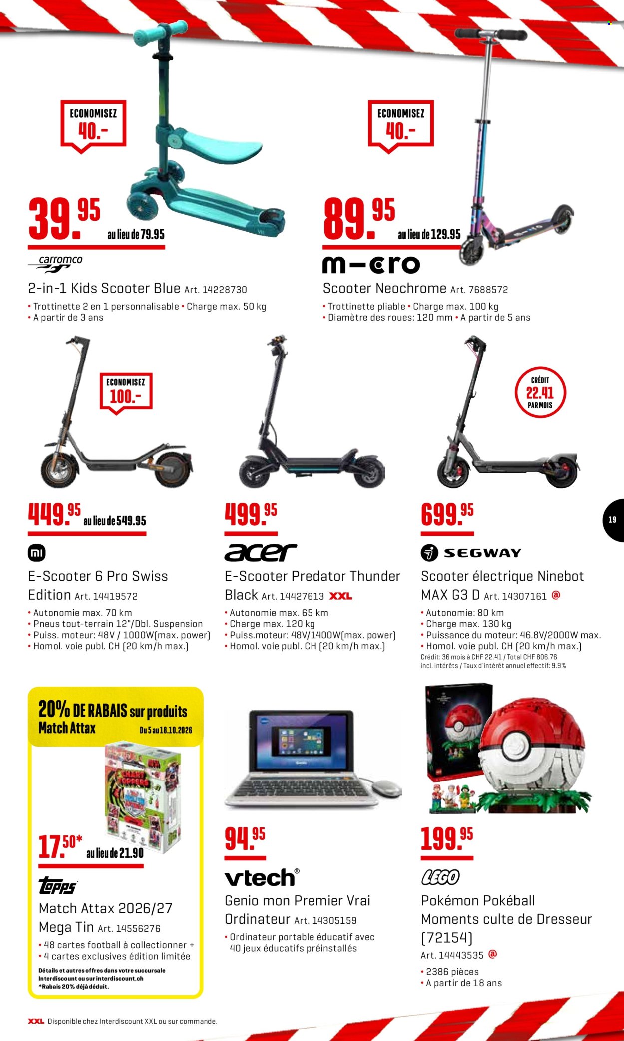 Prospekte Interdiscount - 5.10.2026 - 18.10.2026. Seite 19. Seite 19
