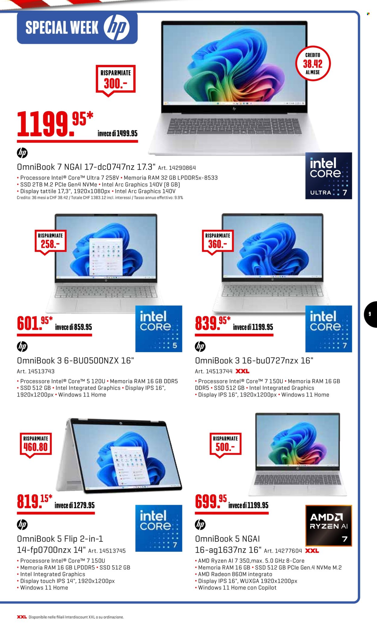 Prospekte Interdiscount - 5.10.2026 - 18.10.2026. Seite 9. Seite 9