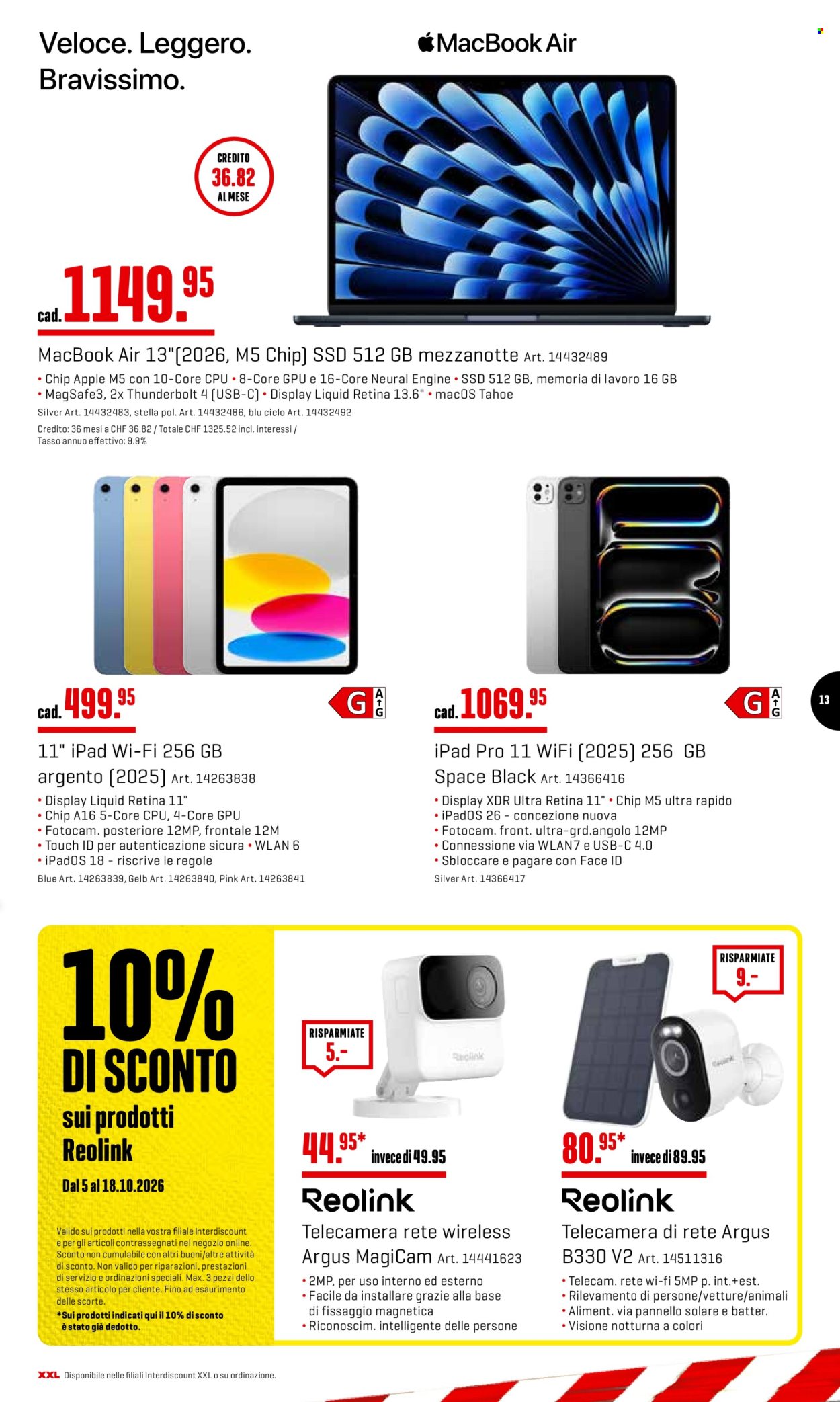 Prospekte Interdiscount - 5.10.2026 - 18.10.2026. Seite 13. Seite 13