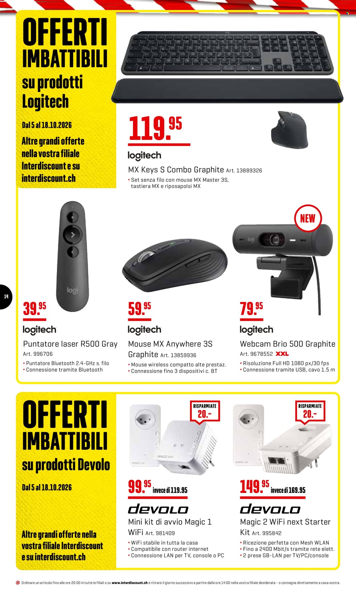 Prospekte Interdiscount - 5.10.2026 - 18.10.2026. Seite 14. Seite 14