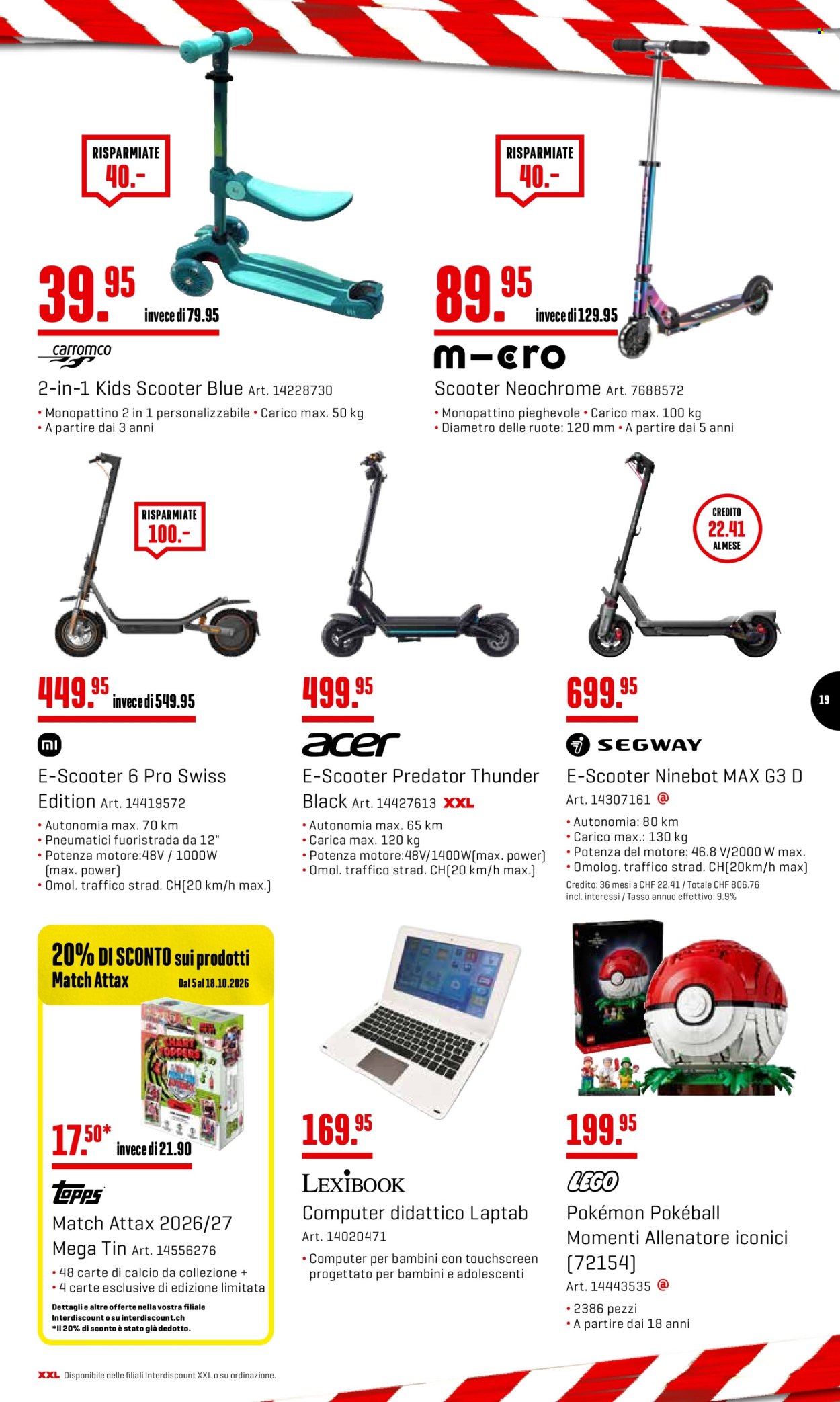 Prospekte Interdiscount - 5.10.2026 - 18.10.2026. Seite 19. Seite 19
