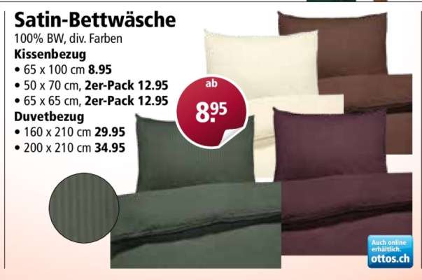 Satin-Bettwäsche
