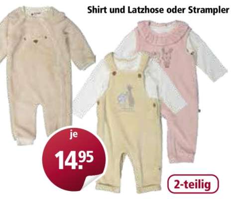 Shirt und Latzhose oder Strampler