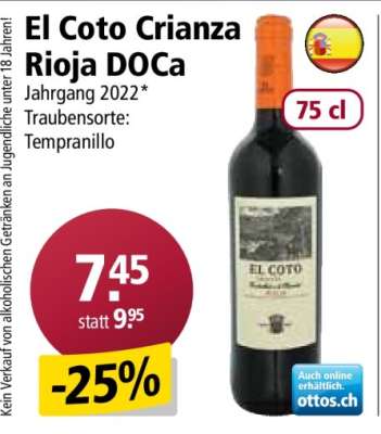 El Coto Crianza Rioja DOCa