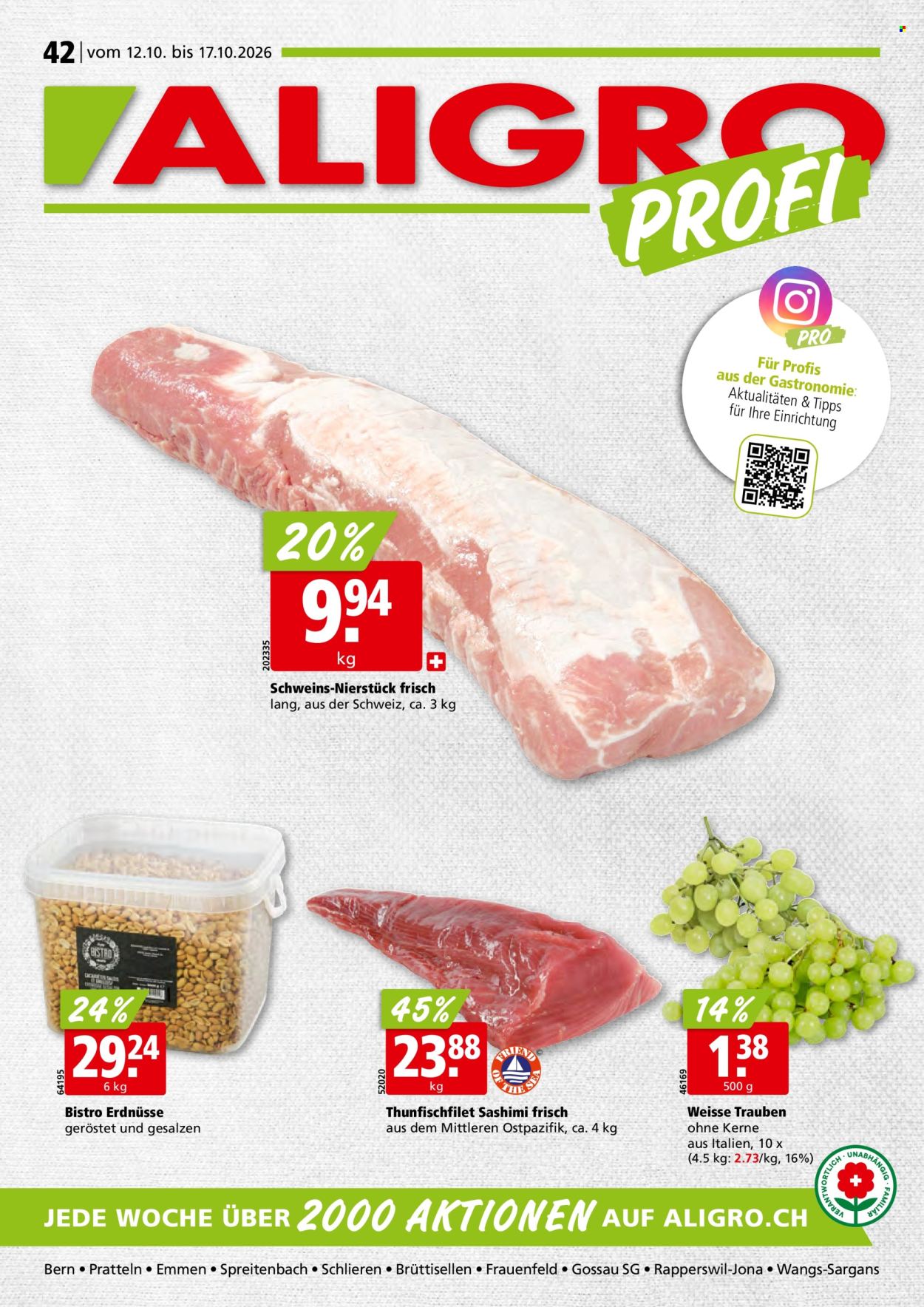Prospekte ALIGRO - 12.10.2026 - 17.10.2026. Seite 1. Seite 1