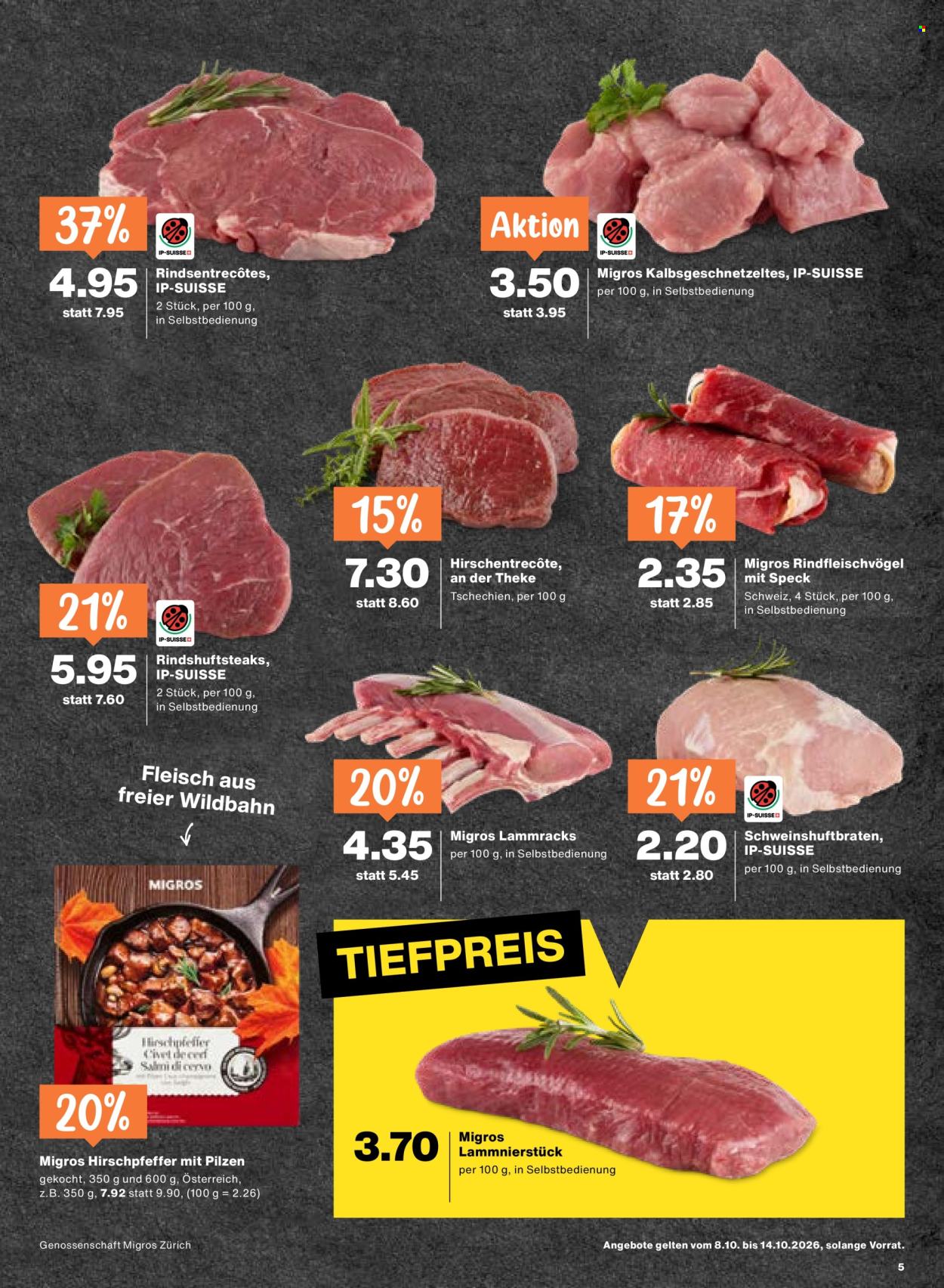 Prospekte Migros - 8.10.2026 - 14.10.2026. Seite 5. Seite 5