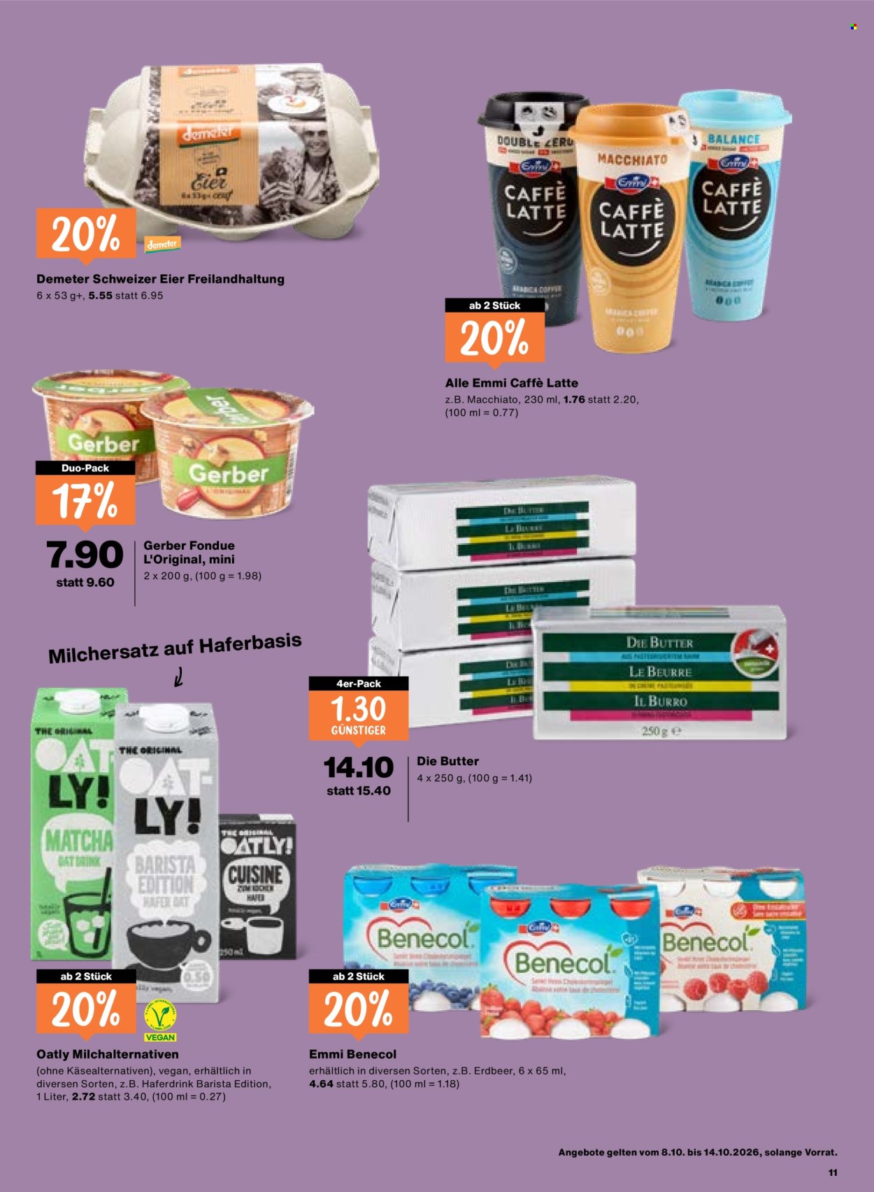 Prospekte Migros - 8.10.2026 - 14.10.2026. Seite 11. Seite 11