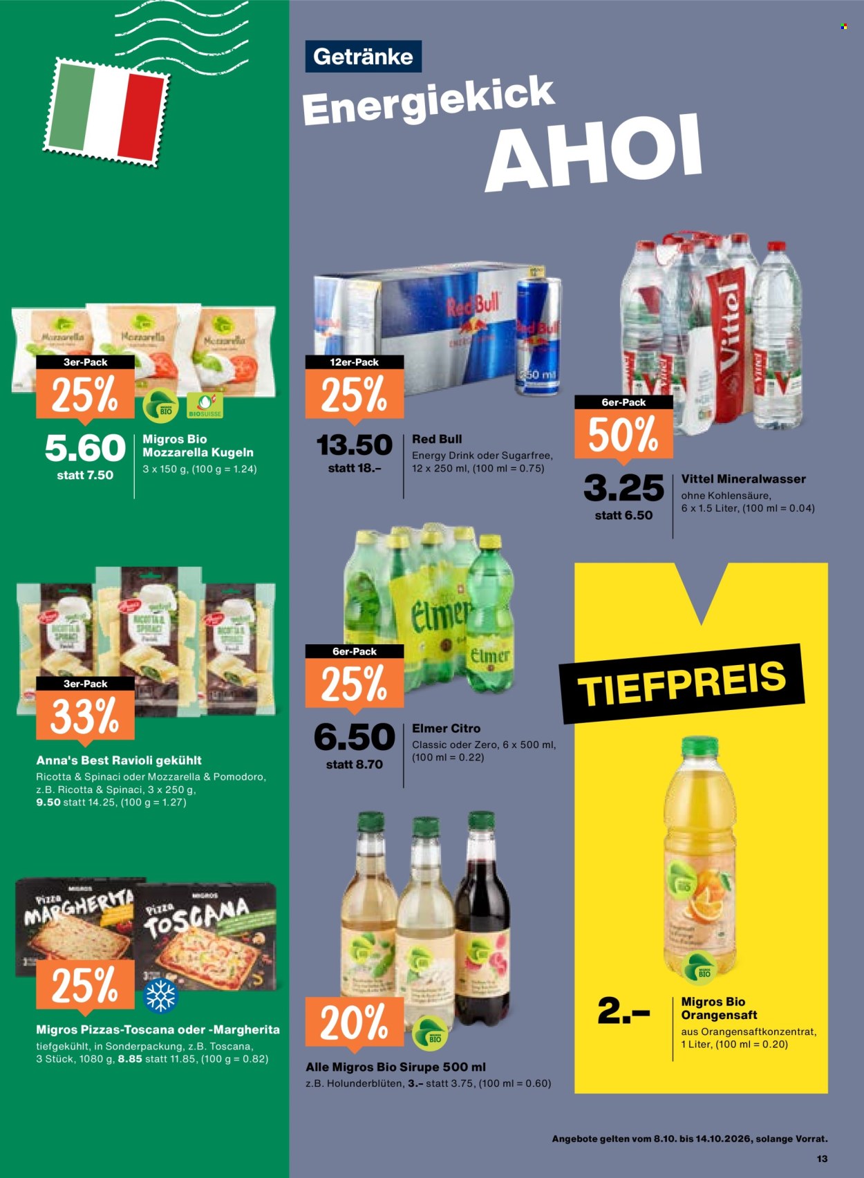 Prospekte Migros - 8.10.2026 - 14.10.2026. Seite 13. Seite 13