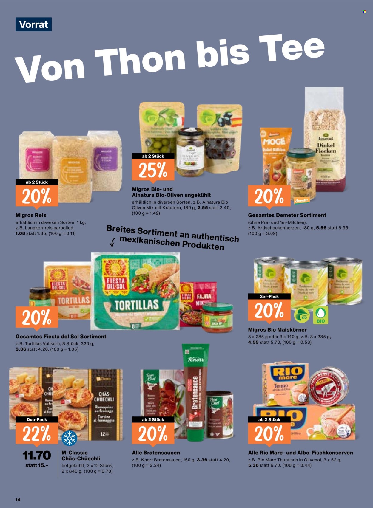 Prospekte Migros - 8.10.2026 - 14.10.2026. Seite 14. Seite 14