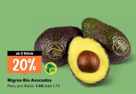 Migros Bio Avocados