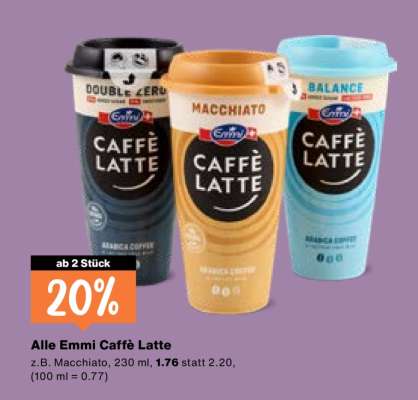 Alle Emmi Caffè Latte