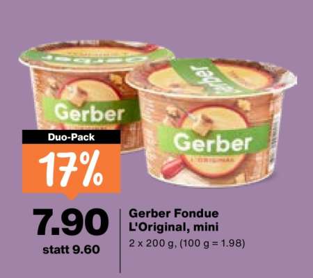 Gerber Fondue L'Original, mini